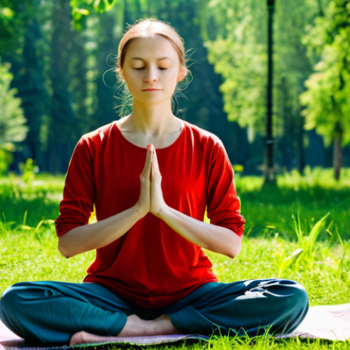 Home 12 Peaceful Meditation**
"A serene individual fully clothed in comfortable, modest clothing meditating outdoors in a lush green park in Russia. Sunlight filters through the trees, creating a calming atmosphere. Focus on inner peace and tranquility. Perfect anatomy, correct proportions, natural pose, well-formed hands, proper finger count. Safe for work, appropriate content, fully clothed, professional, family-friendly. High quality."
**